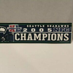 Super Bowl XL 2005 NFC Seattle Seahawks Sticker 12 x 3", WinCraft Sports
